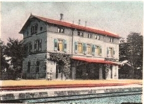 Gemminger Bahnhof im Jahre 1904