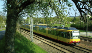 Stadtbahnverkehr seit 1999 zwischen Heilbronn und Karlsruhe