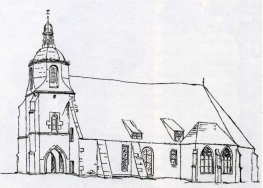 Gemminger Kirche 1831