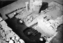 Ausgrabung Friedhof Zimmern 1969